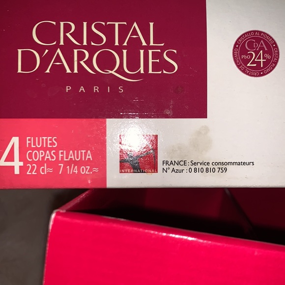 Cristal D’Arques Paris ~ Champaign Flutes - Picture 5 of 5
